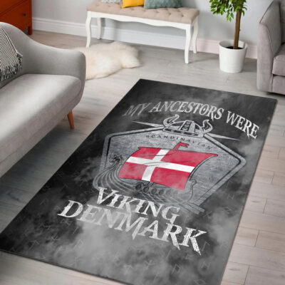 Ligerking Area Rug - Viking Denmark Drakka Scandinavian Area Rug A31