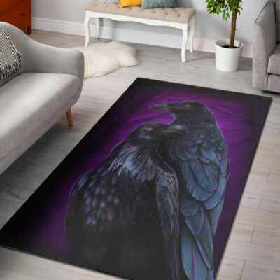 Ligerking Area Rug - Huginn and Muninn Area Rug A35