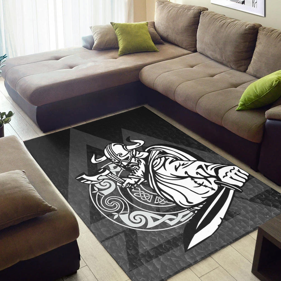 Ligerking Area Rug -Warriors Valknut Style Area Rug A94