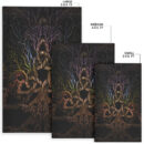 Ligerking Area Rug - Colorful Tree of Life With Triquetra Area Rug A7