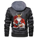 Ligerking - Head Santa Leather Jacket A35