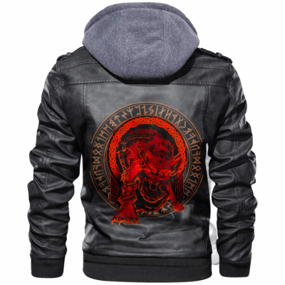 Ligerking - Fenrir Wolfs Leather Jacket A35