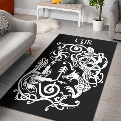 Ligerking Area Rug - Tyr Viking Area Rug A31