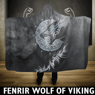 Ligerking Hooded Blanket - Fenrir Wolf Of Ligerking A7