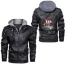 Ligerking - Raven Sweden Flag Leather Jacket A95