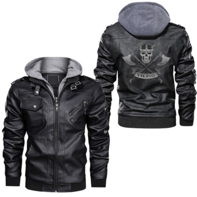 Ligerking - Skull Leather Jacket A95