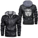 Ligerking - Silhouette Tree Of Life Leather Jacket A95