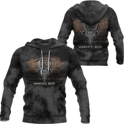 Ligerking Hoodie -That Which Does Not Kill Me Should Run Viking Roots Hoodie A7