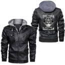 Ligerking - This Is My Human Costume I'm Really a Viking Goddess Leather Jacket A35