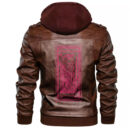 Ligerking - The Phoenix Bird Leather Jacket A35