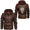 Ligerking - The Face Beauty Of Wolf Leather Jacket A95