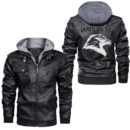 Ligerking - The Face Of Odin Leather Jacket A95