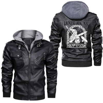 Ligerking - Valkyrie Cletic Leather Jacket A95