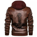 Ligerking - Thor's Hammer Mjolnir And The Scandinavian Leather Jacket A35