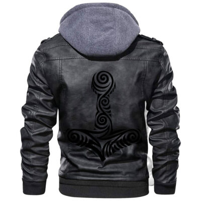 Ligerking - Thor's Hammer Mjolnir And The Scandinavian Leather Jacket A35
