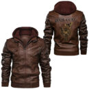 Ligerking - Two Ravem Cletic Leather Jacket A95