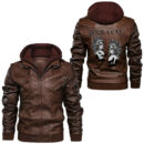 Ligerking - Valkyries Skull Leather Jacket A95