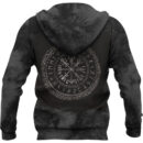 Ligerking Hoodie -Vegvisir With Ouroboros And Runes Hoodie A7