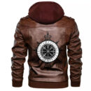 Ligerking - Vegvisir Leather Jacket A35