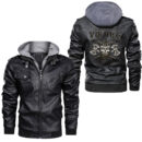 Ligerking - Wolf Circle Leather Jacket A95