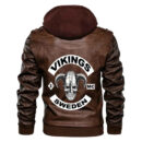Ligerking - Viking MC Leather Jacket A35