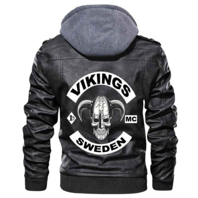Ligerking - Viking MC Leather Jacket A35