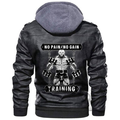 Ligerking Jacket - Viking Head Drinking Town Pillaging Leather Jacket A31