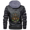 Ligerking Jacket - Viking Nordic Head With Axe Leather Jacket A31