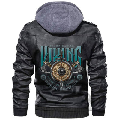 Ligerking Jacket - Viking Nordic Heritage Strong Walled Leather Jacket A31
