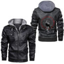 Ligerking - Viking Raven Leather Jacket A35