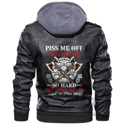 Ligerking Jacket - Viking Nordic Heritage Leather Jacket A31