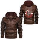 Ligerking - Viking T training outfit athletes Nordmann Leather Jacket A35