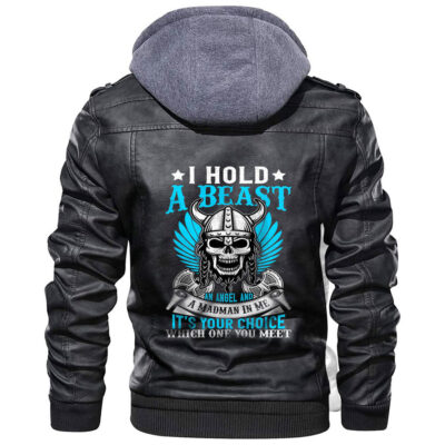 Ligerking Jacket - Viking Valkyrie Leather Jacket A31