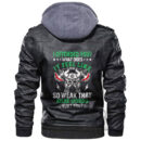 Ligerking Jacket - Viking Warrior A Madman In Me Leather Jacket A31