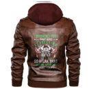 Ligerking Jacket - Viking Warrior A Madman In Me Leather Jacket A31