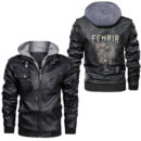Ligerking - Viking World Tour Dates Odin & Norse Viking Mythology Leather Jacket A35