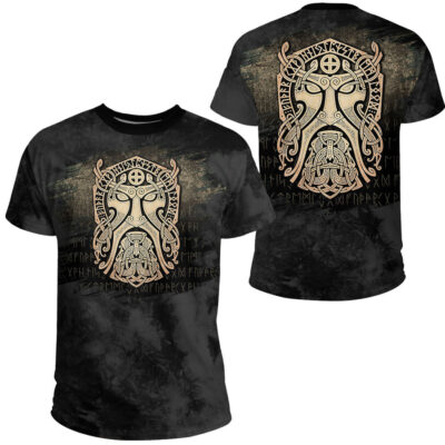 Ligerking - Vikings Thor Godmask T-Shirt A7
