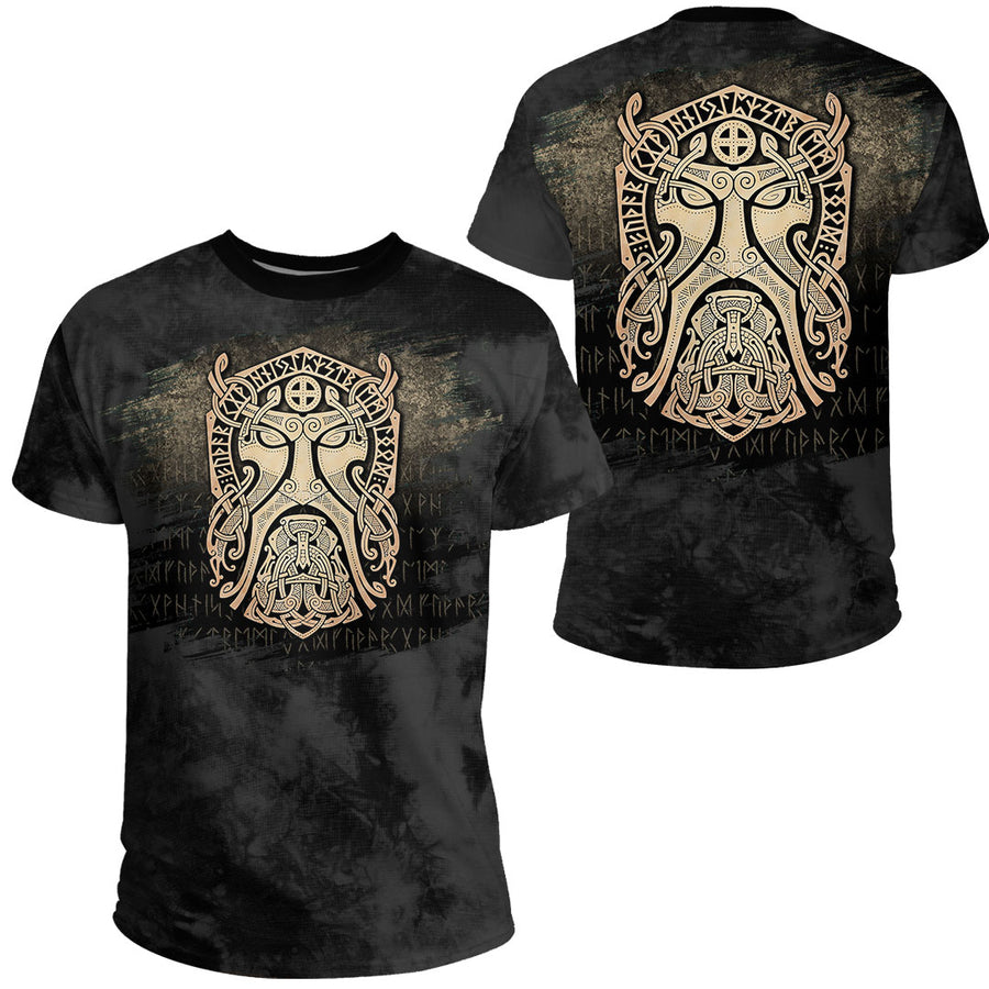 Ligerking - Vikings Thor Godmask T-Shirt A7