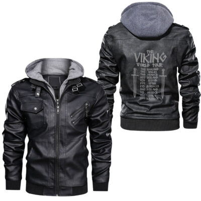 Ligerking - Vintage Viking of Iceland Leather Jacket A35