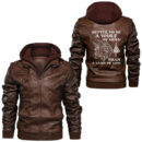 Ligerking - Wolf of Odin Lamb of God Leather Jacket A35