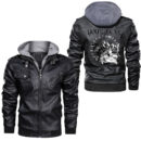Ligerking - Wolf Raven In Heart Leather Jacket A95