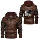 Ligerking - Wolf Raven Leather Jacket A95