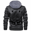 Ligerking - Wolf Viking Leather Jacket A35