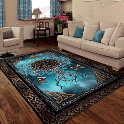 Viking Area Rug - Yggdrasil Viking Rug