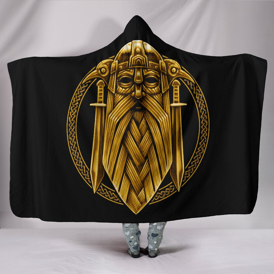 Ligerking Hooded Blanket Norse God Odin A7