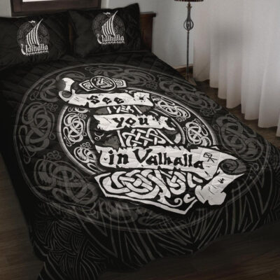 Ligerking Quilt Bed Set - See You In Valhalla A31