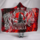 Ligerking Hooded Blanket - I Do Not Fear Death While My Brothers Await Me In The Halls of Valhalla A7