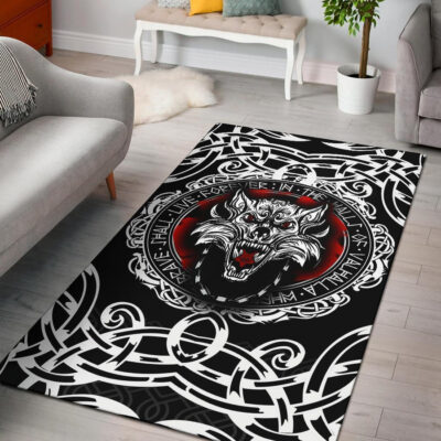 Ligerking Area Rug , Fenrir Wolf A31