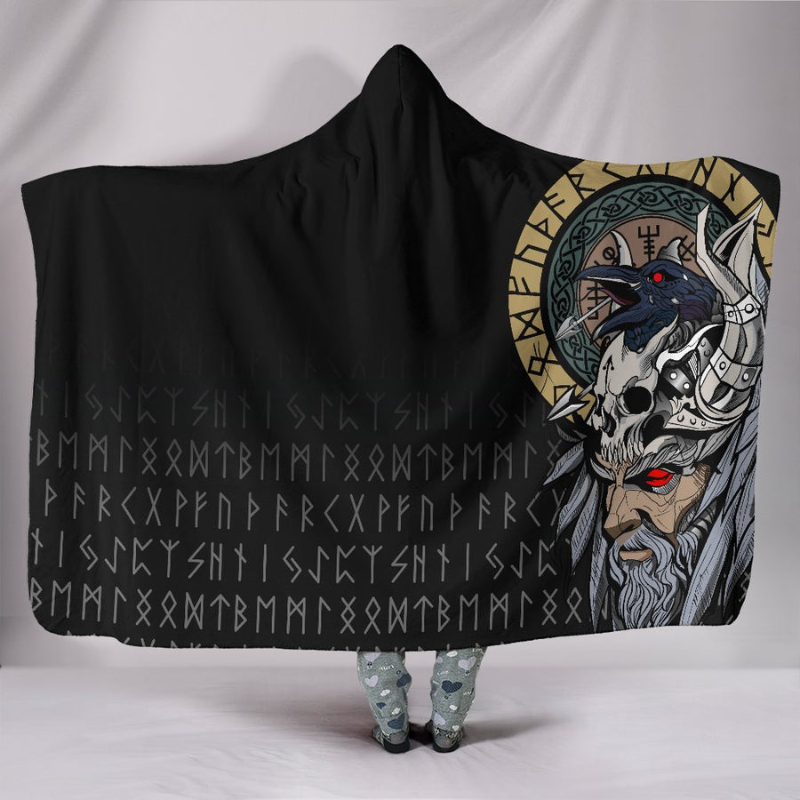 Ligerking Odin Raven Hooded Blanket A27