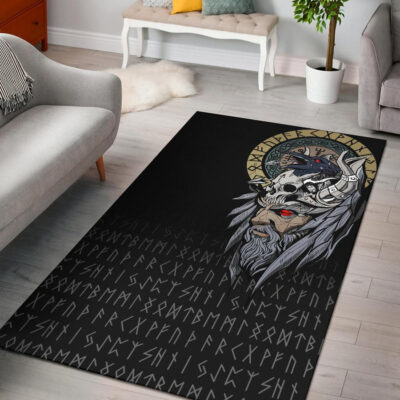 Ligerking Odin Raven Area Rug A27